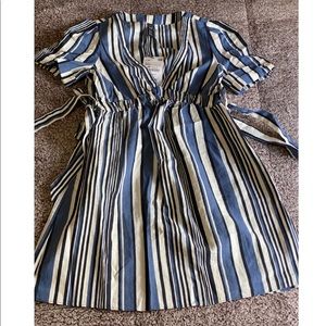 Beautiful low cut V-neck dress